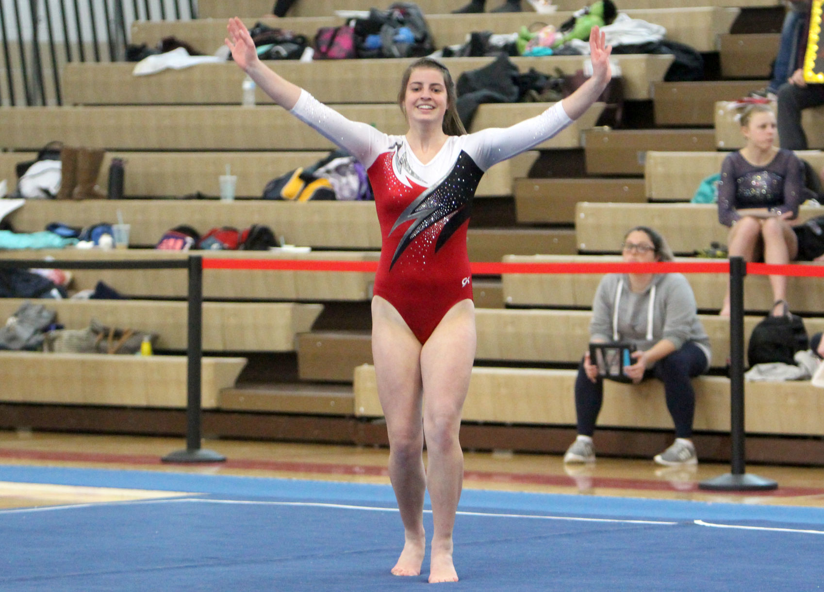 Big Rivers Conference Gymnastics Meet at Chippewa Falls 2-16-19